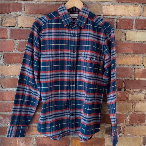 Taylor Stitch Other - Taylor Stitch The Crater Shirt in Burgundy Plaid